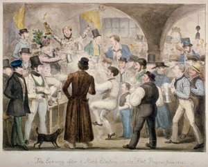 The Evening After a Mock Election in the Fleet Prison, June 1835