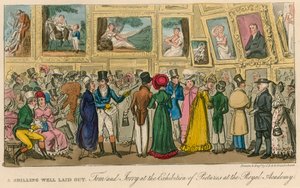 A Shilling Well Spent: Tom and Jerry at the Exhibition of Pictures at the Royal Academy by Isaac, Robert and George Cruikshank