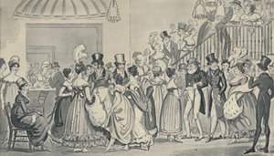 In the Saloon at Covent Garden by Isaac, Robert and George Cruikshank