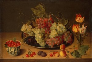 Still Life with Fruit and Flowers