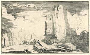 The Castle at Jaarsveld, Destroyed by the French in 1672 by Isaac Sorious