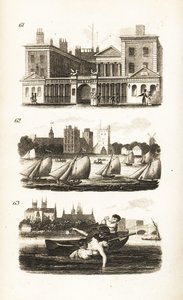 The Admiralty Office, the Sailing Match and the Drowned Boy by Isaac Taylor
