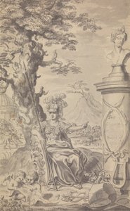 Town and Country Magazine - Frontispiece for 1769 (1st Issue Therefore No Vol. No.) by Isaac Taylor