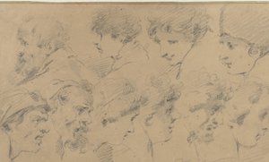 Study Sheet with Ten Heads