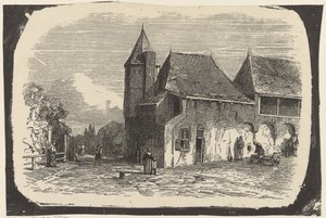 View of the Koppelpoort in Amersfoort by Isaac Weissenbruch