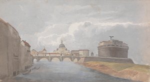 On the Tiber, Castle of St. Angelo by Isaac Weld