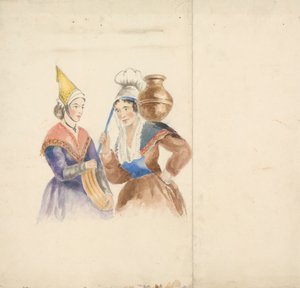 Two Women in Colorful Costume