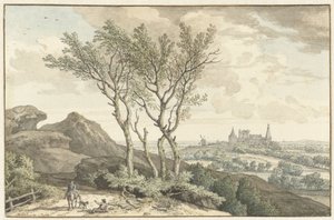 View of Bentheim Castle by Isaac de Moucheron