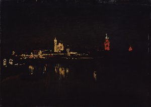Illumination of the Moscow Kremlin