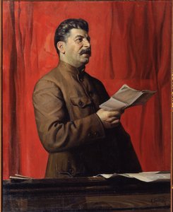 Portrait of Stalin by Isaak Israilevich Brodsky