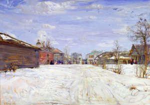 Street Scene in Winter