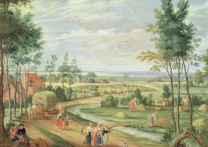 The Harvest, or Summer by Isaak van Oosten