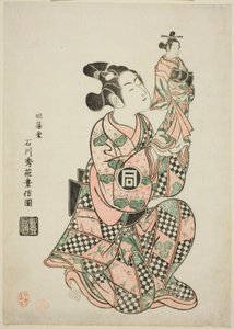 Sanogawa Ichimatsu I as a puppeteer