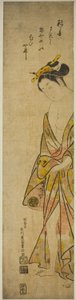 Young Woman after a Bath by Ishikawa Toyonobu