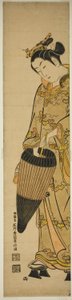 Young Woman with Umbrella
