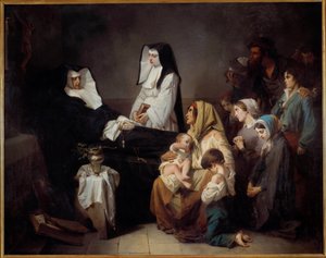 Death of a Sister of Charity by Isidore Pils