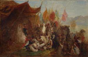 Sketch for Reception of Emperor Napoleon III and Empress Eugénie