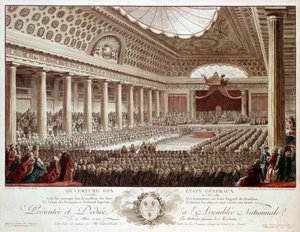 The Opening of the Estates General at Versailles by Isidore Stanislas Helman