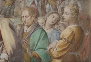 (Detail) The Marriage of the Virgin Mary