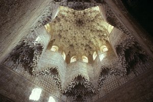 Ceiling of the Hall of the Abencerrajes by Islamic School