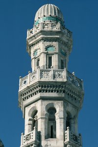 Detail of a minaret by Islamic School