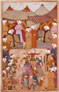 Dance for the Pleasure of Sultan Ahmet III by Islamic School