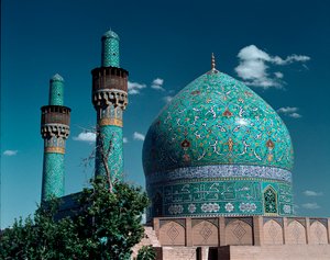 View of the Shah Mosque