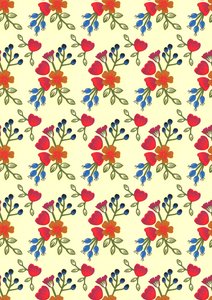 Flora print, 2015 by Isobel Barber