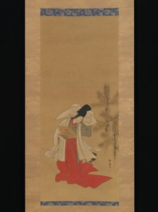 Courtesan-Dancer (Shirabyoshi) for the New Year by Isoda Koryusai
