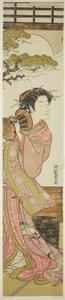 Courtesan Playing a Hand Drum