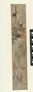 Parody of the Seventh Act of the Chushingura Play by Isoda Koryusai