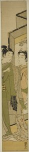 Taking Leave by Isoda Koryusai