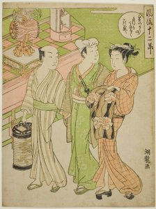 The Bon Festival in the Sixth Month, from the series "Fashionable Twelve Months" by Isoda Koryusai