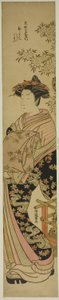The Courtesan Shirotae of the Okanaya by Isoda Koryusai
