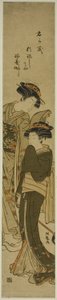 Two Courtesans by Isoda Koryusai