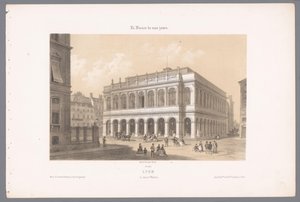 View of the Opera House of Lyon by Isodore Laurent Deroy