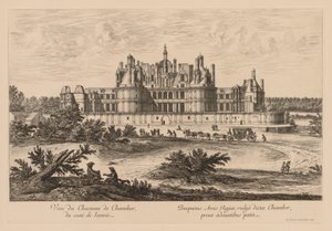 View of the Palace of Chambord from the Entrance by Israël Silvestre