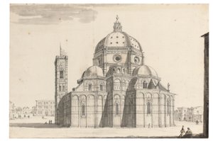 The Duomo and Campanile, Florence by Israel the Younger Silvestre