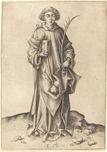 Saint Stephen by Israhel van Meckenem