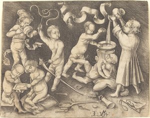 Seven Children at Play, c. 1490