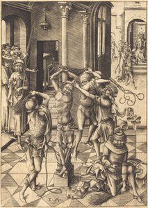 The Flagellation by Israhel van Meckenem
