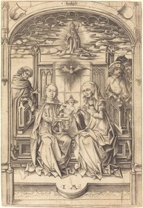 The Holy Family by Israhel van Meckenem