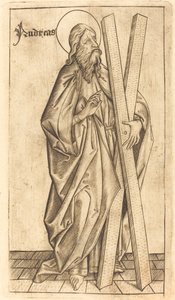 Saint Andrew by Israhel van Meckenem after Master E.S.