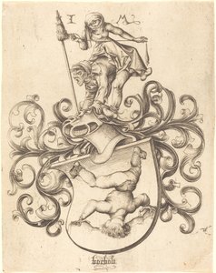 Coat of Arms with Tumbling Boy