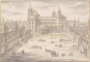 The Cathedral of Speyer and the Episcopal Palace. 1621 by Israël Silvestre
