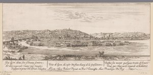 View of Lyon with the Suburb Guillotière (View of Lyon from the Suburb of Guillotière) by Israël Silvestre