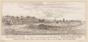 View from the Rhine of Lyon by Israël Silvestre