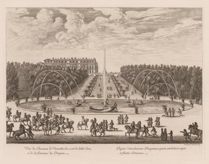 View of the Palace of Versailles from the Dragon Fountain