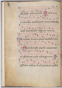 Leaf 6 from an Antiphonal Fragment