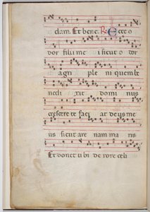 Leaf 8 from an Antiphonal Fragment (verso)